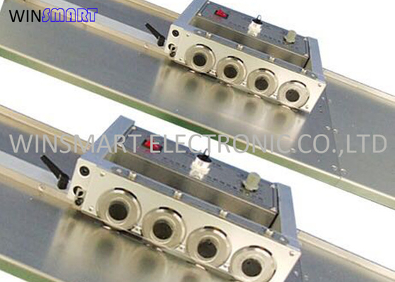 1200mm স্বয়ংক্রিয় অ্যালুমিনিয়াম V কাট PCB ডিপ্যানেল 56mm বৃত্তাকার ব্লেড সহ