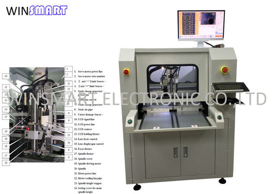 60000RPM স্পিন্ডল পিসিবি বিভাজক মেশিন, আধা স্বয়ংক্রিয় পিসিবি Depaneling মেশিন