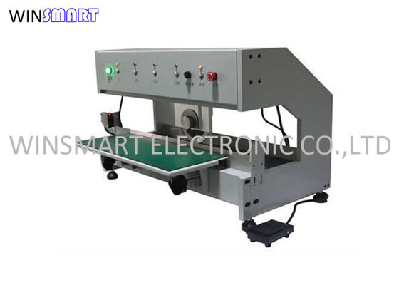 কেনা Winsmart অ্যালুমিনিয়াম 400mm মোটরযুক্ত PCB ডিপ্যানেলিং কাটার মেশিন online manufacture