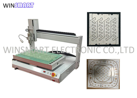 ভালো দাম বেঞ্চটপ স্পিন্ডেল মোটর PCB ডিপ্যানেলিং রাউটার মেশিন 400x400mm অনলাইন