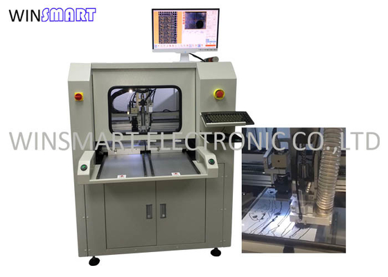 ভালো দাম ট্যাব বোর্ড PCB কাটিং মেশিন মিলিং কাটার PCB ডিপ্যানেলিং রাউটার 400x400mm অনলাইন