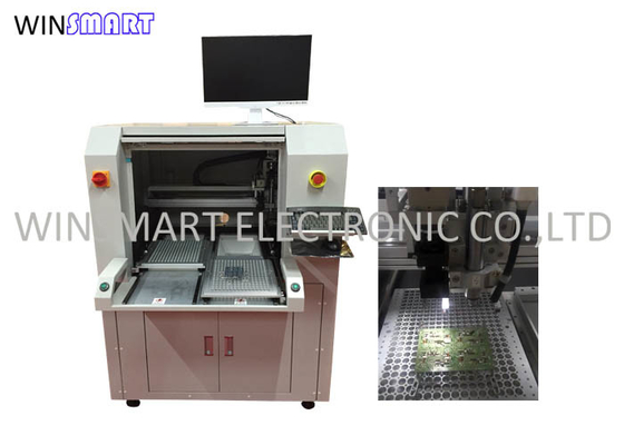 স্ট্যান্ডার্ড 350x350mm PCB বোর্ডের জন্য শীর্ষ কাটিং PCB রাউটার মেশিন ডুয়াল টেবিল