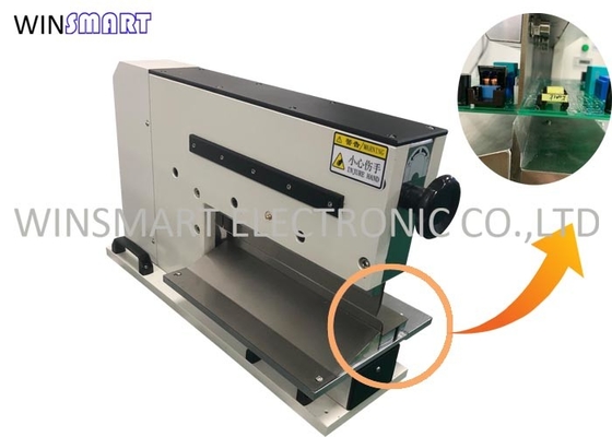 200mm 600mm লিনিয়ার ব্লেড PCB বোর্ড কাটার মেশিন ফুট প্যাডেল নিয়ন্ত্রণ